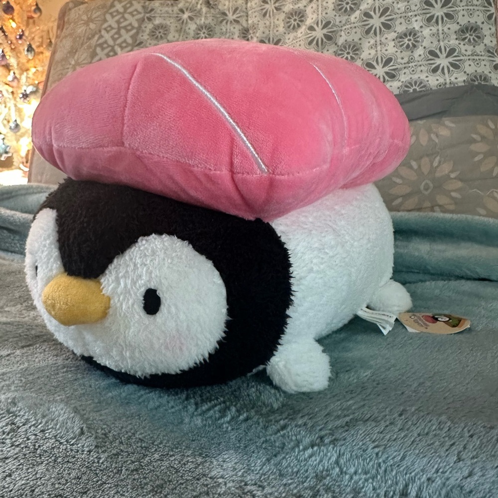 Takashoji Penguin Sushi Stuffed Animal 14 inches